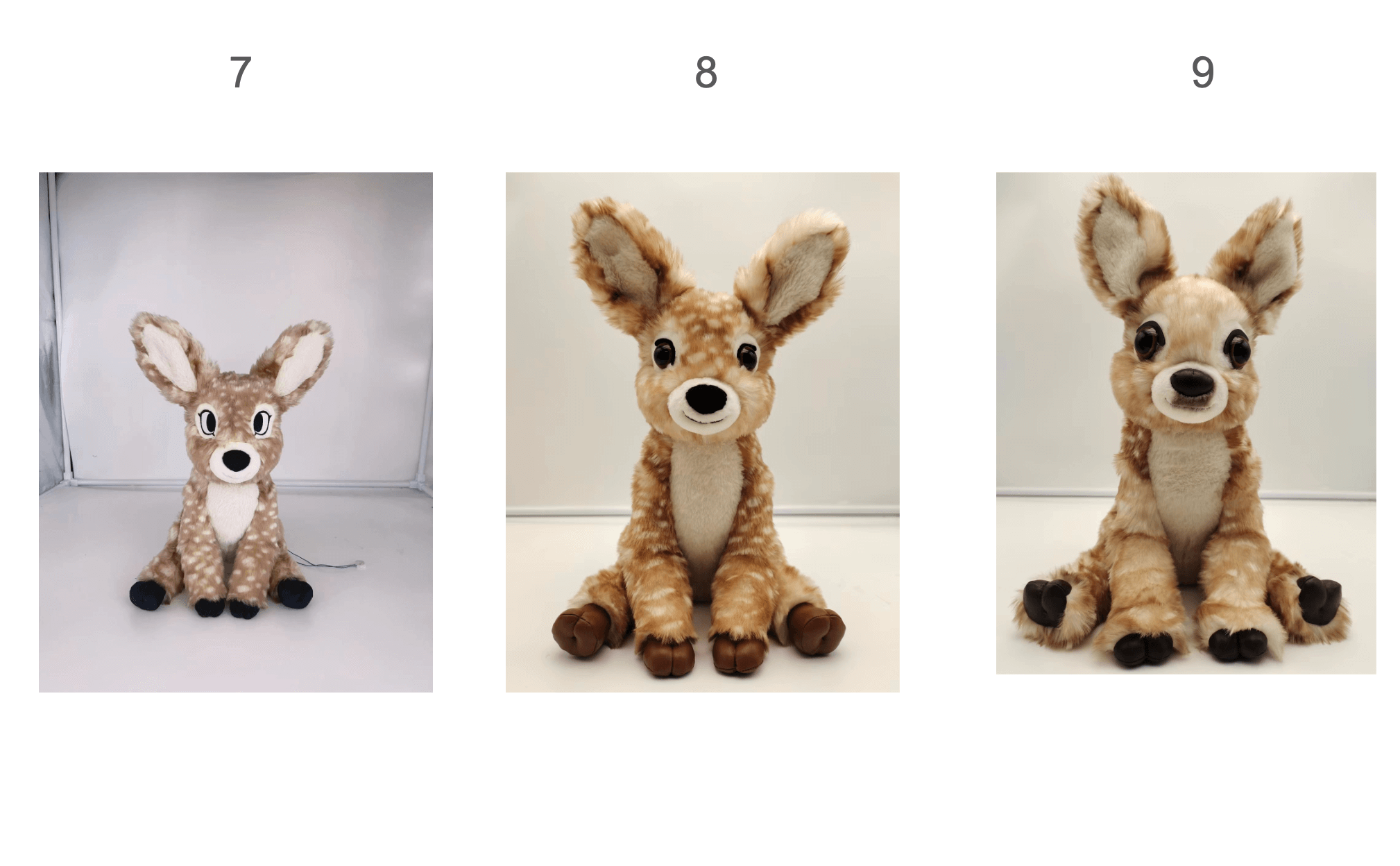 Eye design iterations